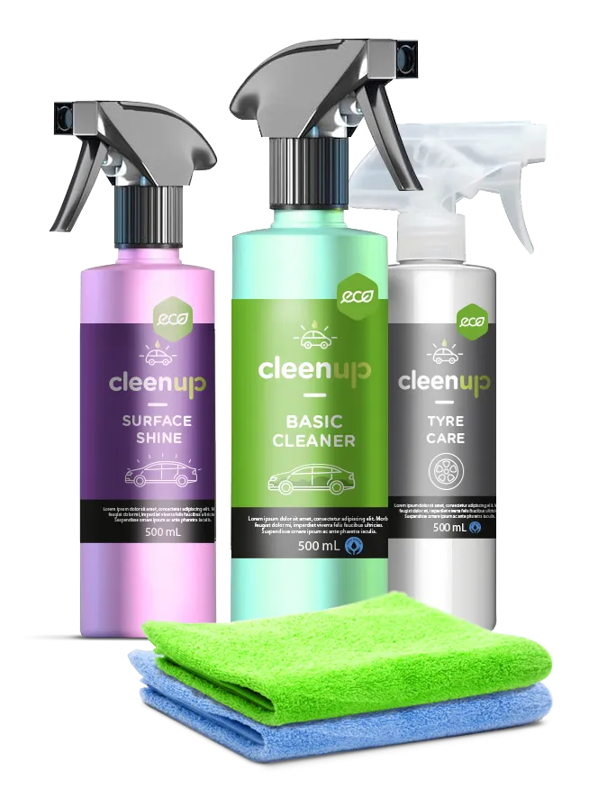 CleenUp self-developed nanotechnology cleaning agents